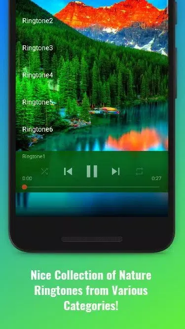 Tangkapan layar Nature Sounds
