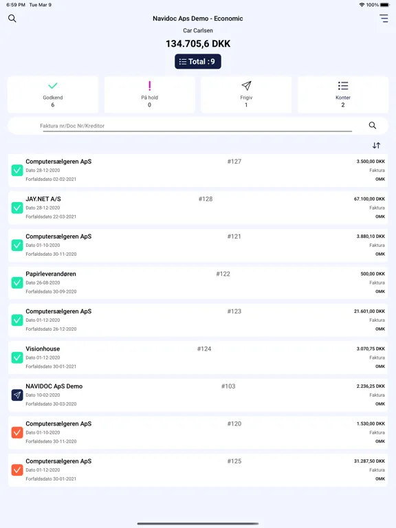 Navidoc Workflow iPad 应用截图