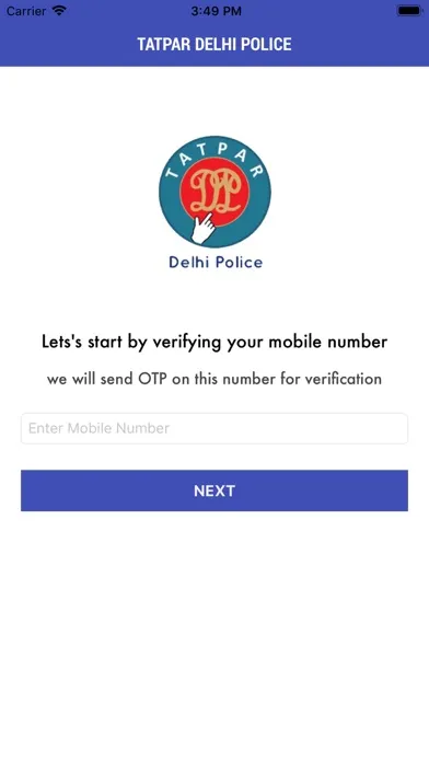 Tatpar Delhi Police Ekran Görüntüleri