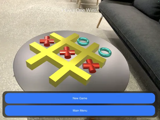 Tic Tac Toe - 3D! iPad  스크린샷