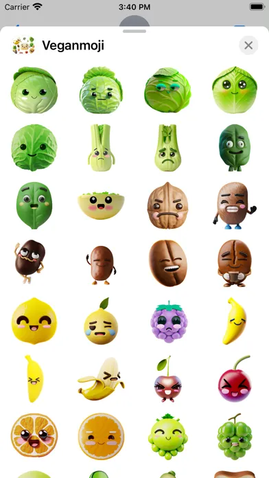 تصاویر Veganmoji Stickers