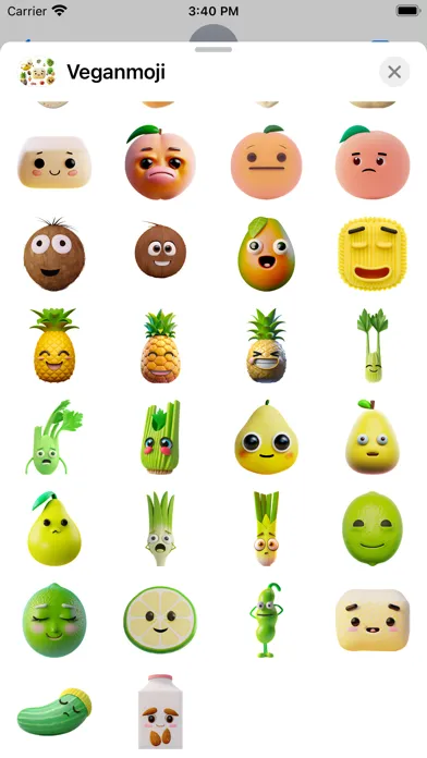 تصاویر Veganmoji Stickers