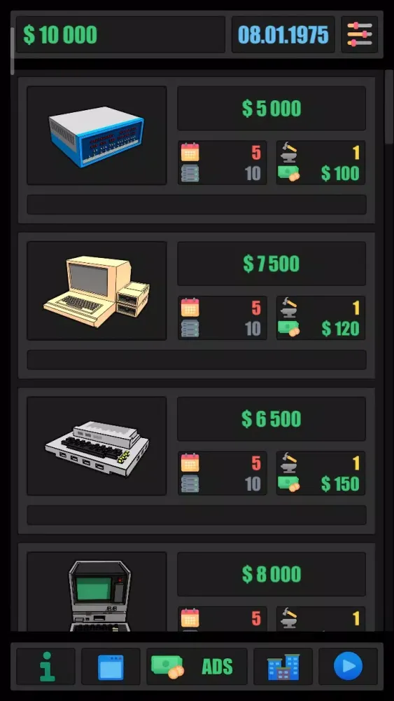 Zrzuty ekranu Computer Tycoon