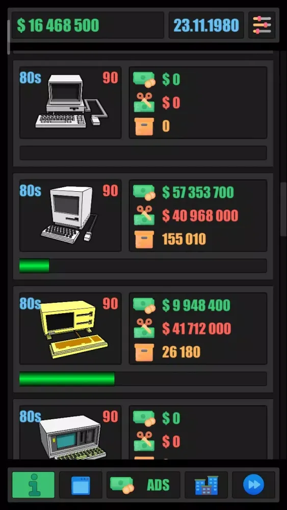 Zrzuty ekranu Computer Tycoon