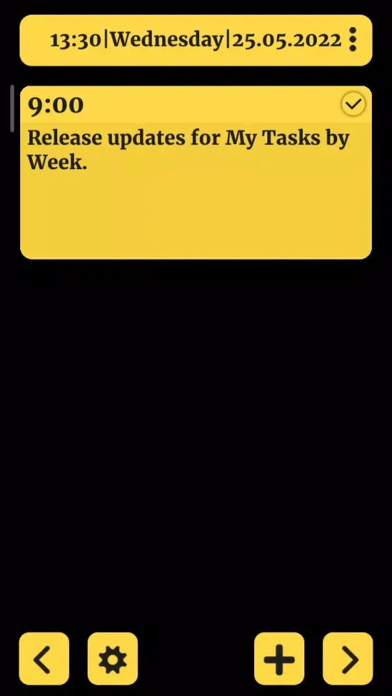 My Tasks by Week স্ক্রিনশট