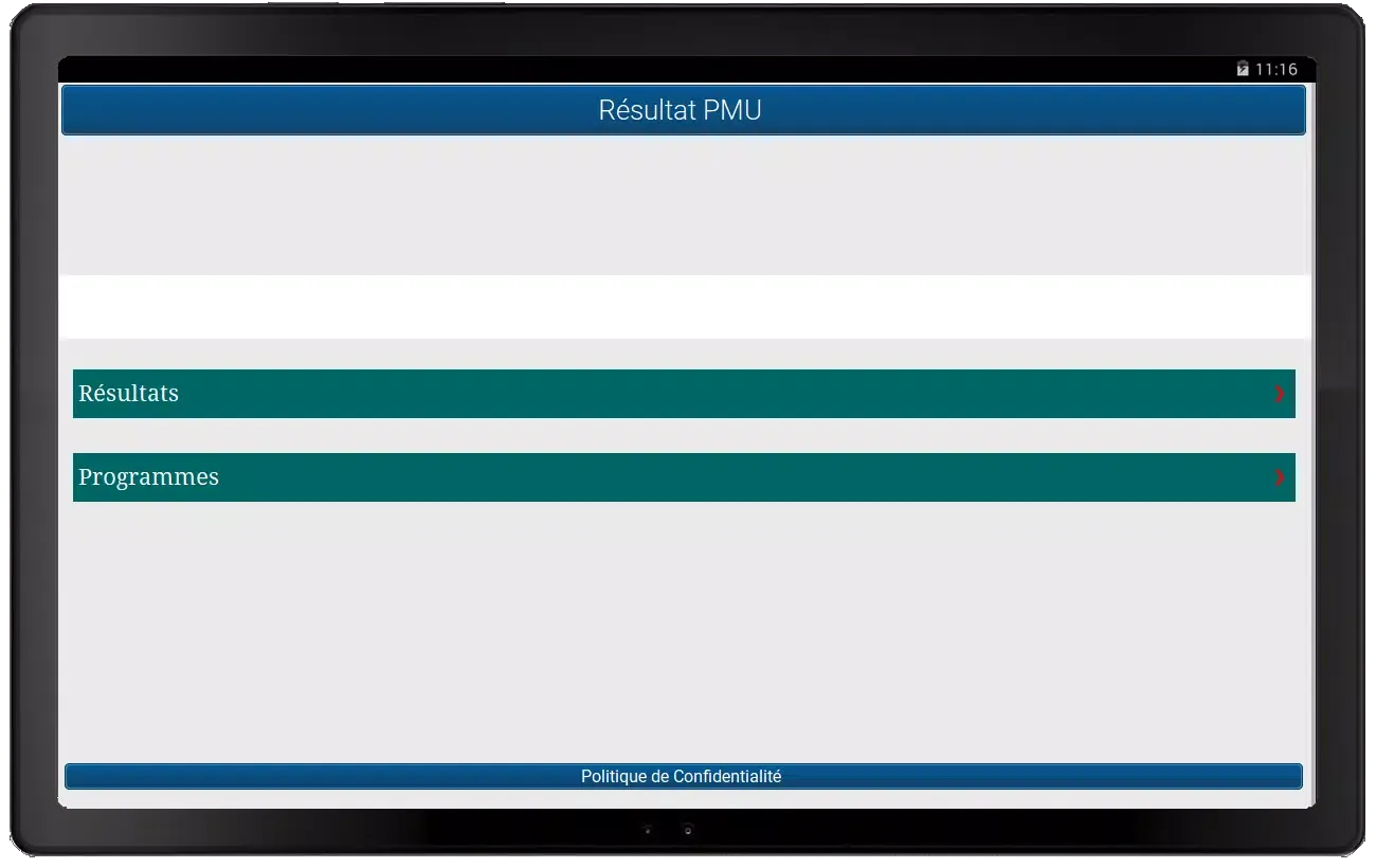 Résultat PMU SEN. سکرین شاٹس