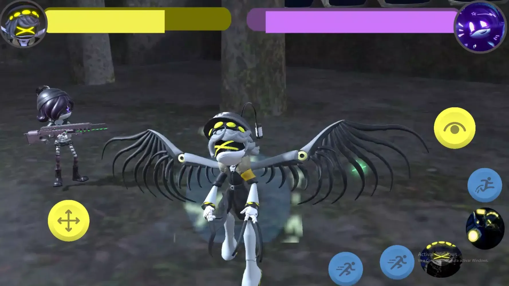 Tangkapan layar Murder Drones: Evil N vs Uzi
