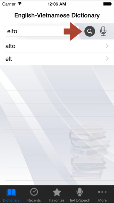 Tangkapan skrin English-Vietnamese Dictionary+