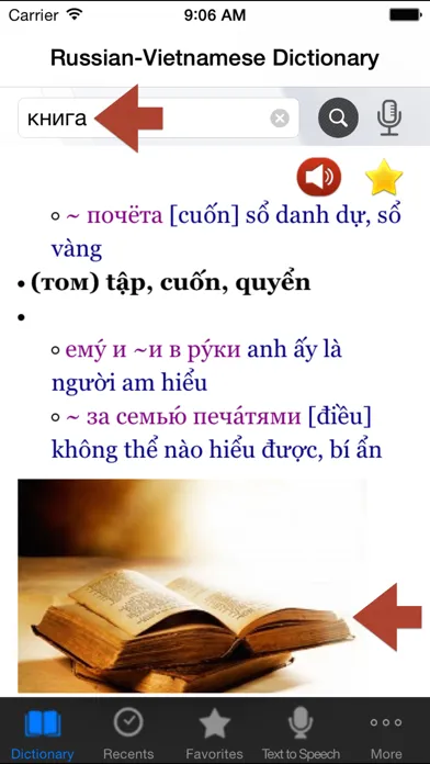 ภาพหน้าจอของ Russian-Vietnamese Dictionary+