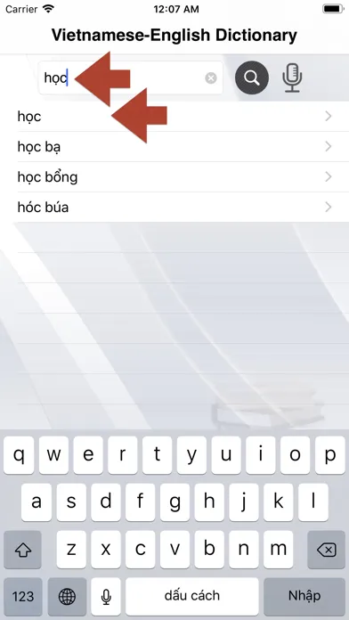 Vietnamese-English Dictionary+ Screenshots