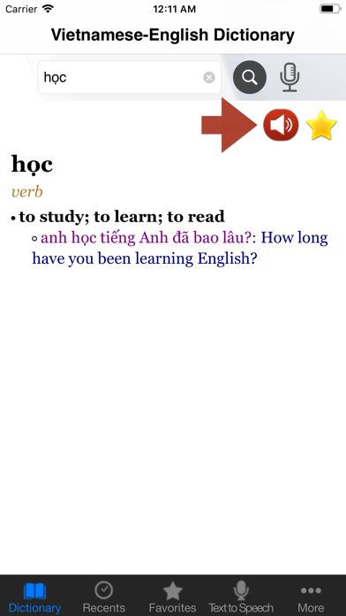 Tangkapan layar Vietnamese-English Dictionary+