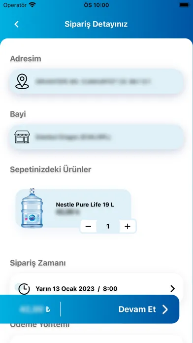 Ảnh chụp màn hình của Nestlé Pure Life