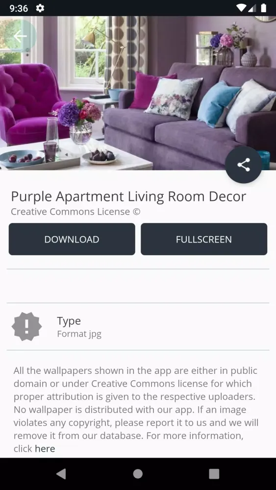 Purple Apartment Living Room Decor স্ক্রিনশট