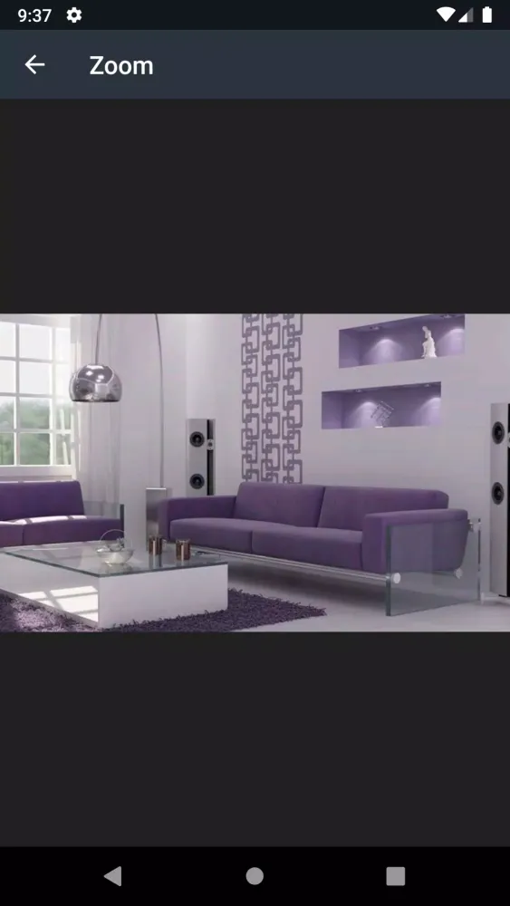 Purple Apartment Living Room Decor স্ক্রিনশট