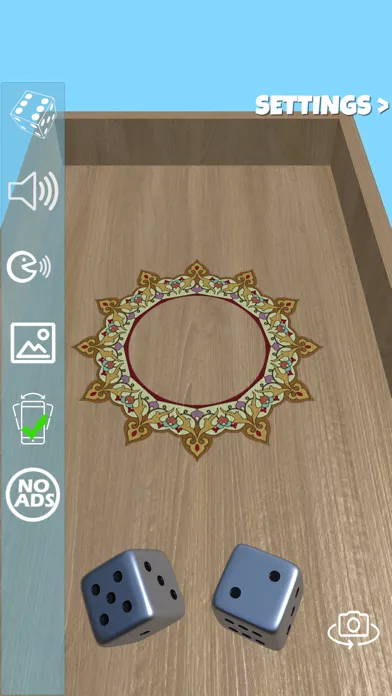 ภาพหน้าจอของ Talking Dice Roller 3D