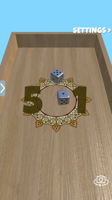 ภาพหน้าจอของ Talking Dice Roller 3D