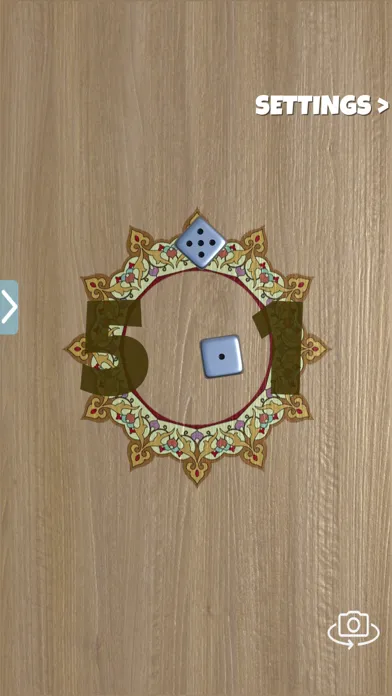ภาพหน้าจอของ Talking Dice Roller 3D