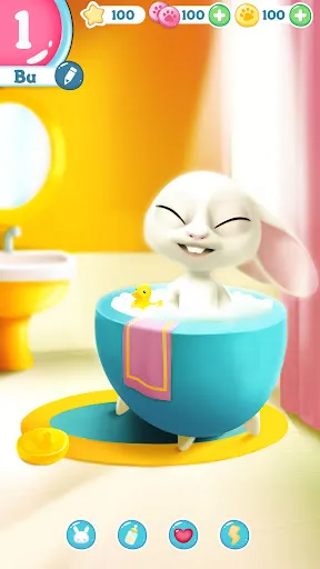 Bu Bunny - Cute pet care game應用截圖