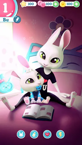 Bu Bunny - Cute pet care game應用截圖