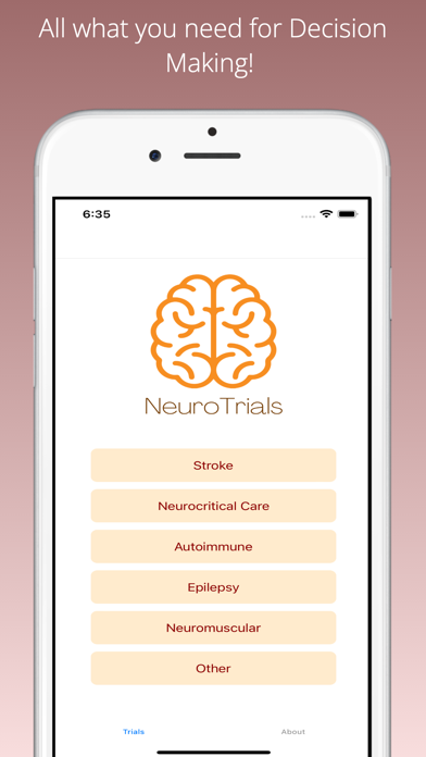 Capturas de pantalla de NeuroTrials