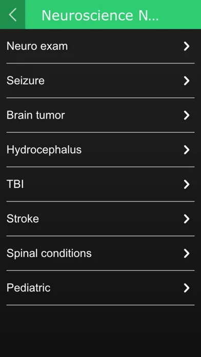Neuroscience Nurse Screenshots