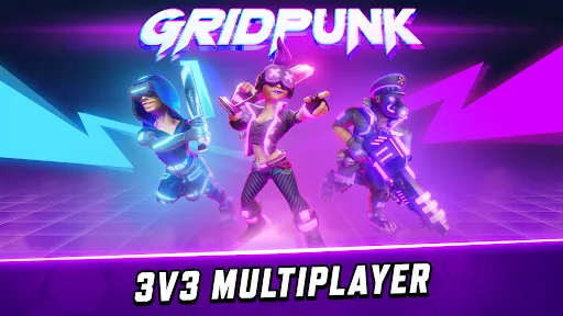 Gridpunk Battle Royale 3v3 PvP应用截图
