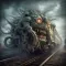 Spider Train Survival Monster