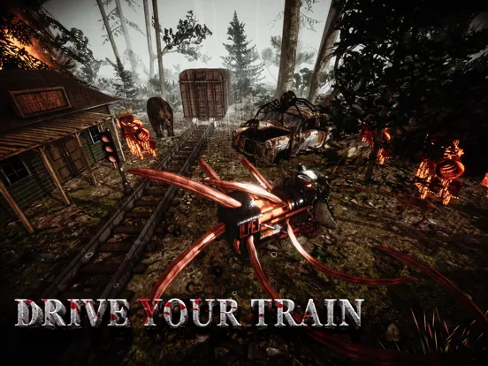 تصاویر Spider Train Survival Monster iPad 