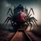 Scary Spider Train 3D Survival
