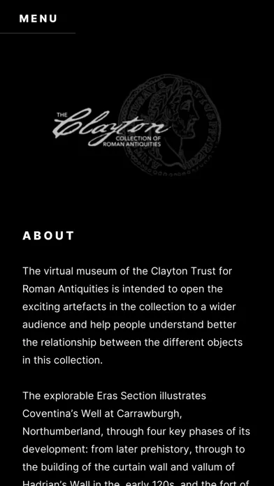 Clayton Virtual Museum スクリーンショット