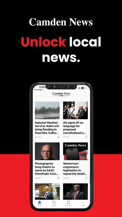 Camden News سکرین شاٹس