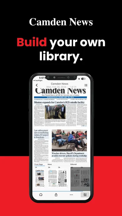 Camden News سکرین شاٹس