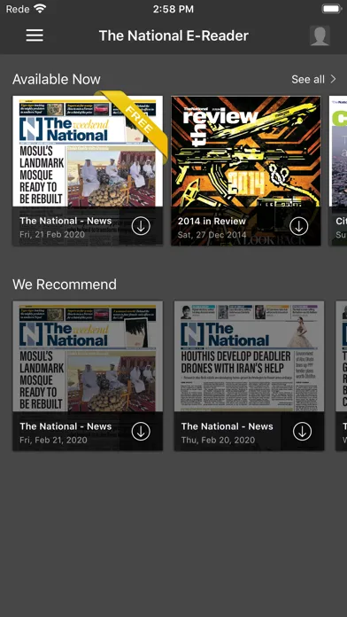 The National E-Reader سکرین شاٹس