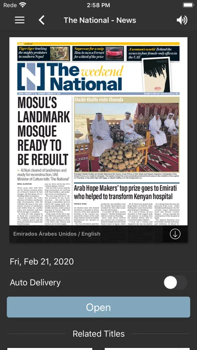 The National E-Reader سکرین شاٹس