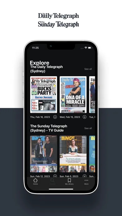 The Telegraph e-paper應用截圖