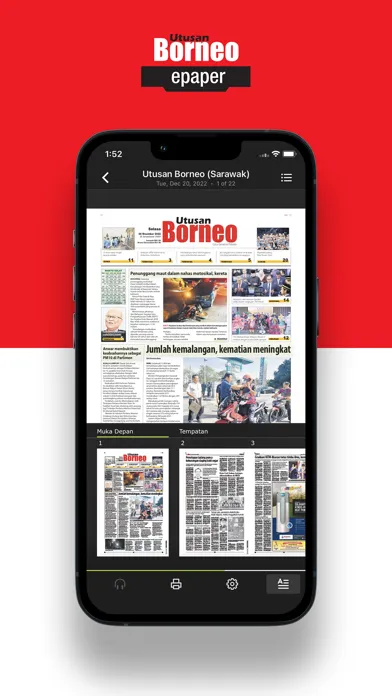 Utusan Borneo Screenshots