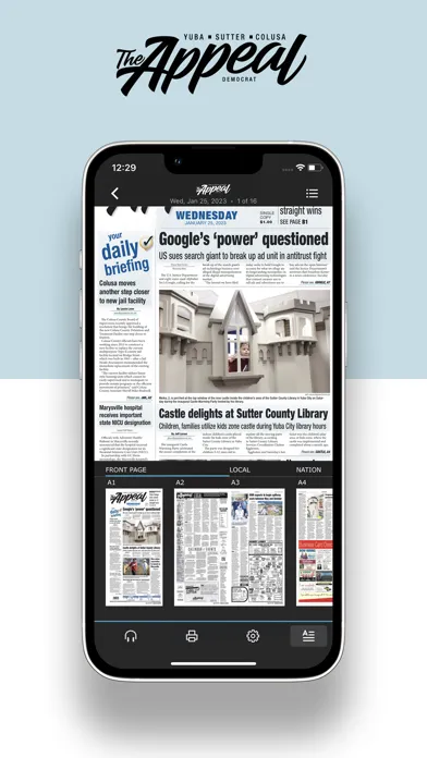 Capturas de pantalla de Appeal-Democrat e-Edition