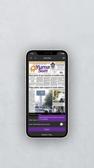 Yuma Sun e-Edition Screenshots