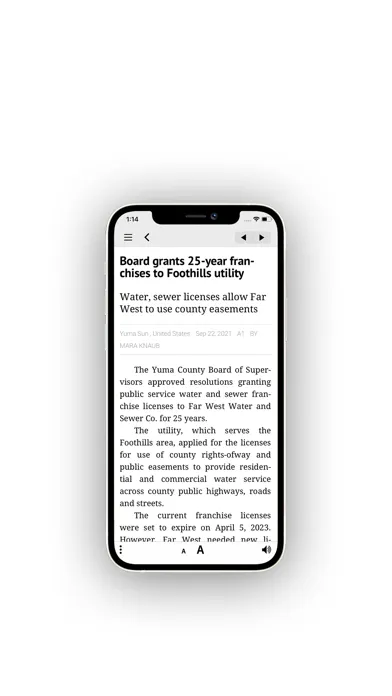 Yuma Sun e-Edition Screenshots
