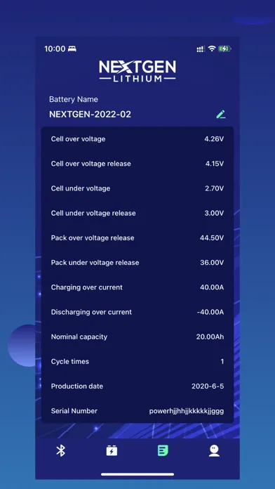 Tangkapan layar NextGen Lithium