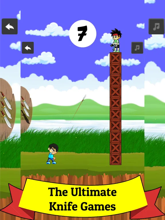 Tap Tap Knives: Knife Throwing iPad 應用截圖