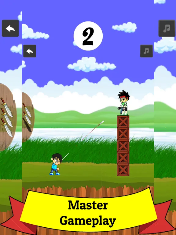 Tap Tap Knives: Knife Throwing iPad 應用截圖