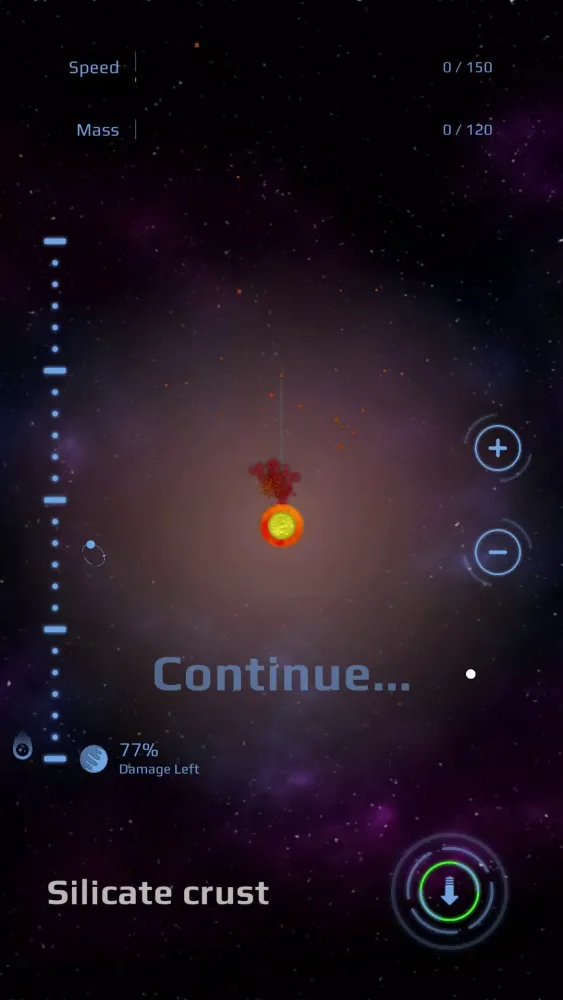 Destruction of Planets Meteor スクリーンショット