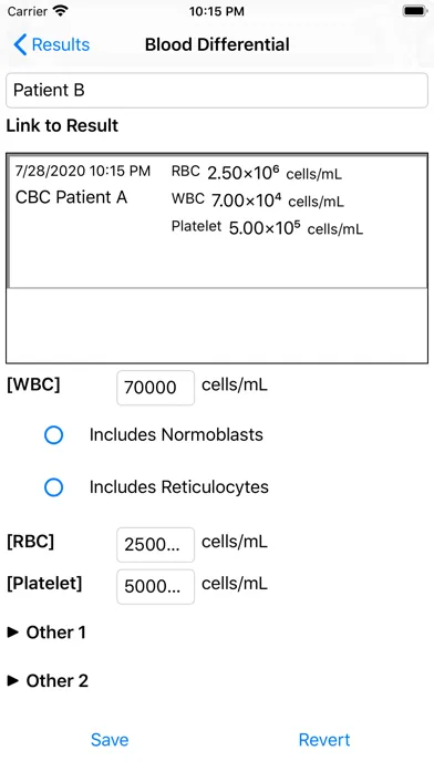 Hemocytometer Sidekick Ekran Görüntüleri