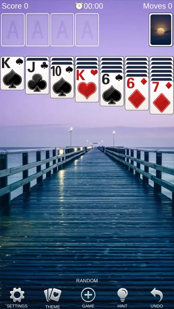 Screenshot di Solitaire