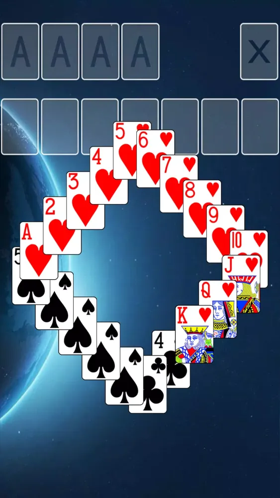 Screenshot di Solitaire
