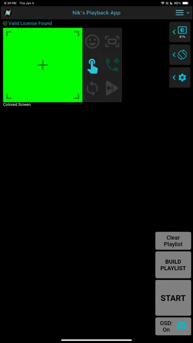 Ảnh chụp màn hình của Nik's Playback App