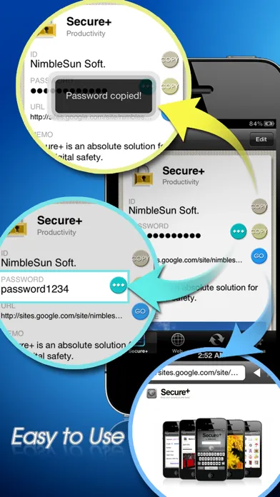 Secure+ password manager應用截圖
