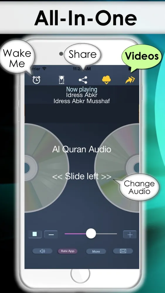 Zrzuty ekranu Al Quran آل القرآن Islamic audio tafsir app for iPhone - 24/7 voice holy Quraan prayers