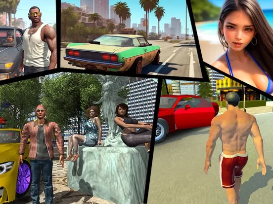 ภาพหน้าจอของ Grand Gangster Town : Auto V iPad 